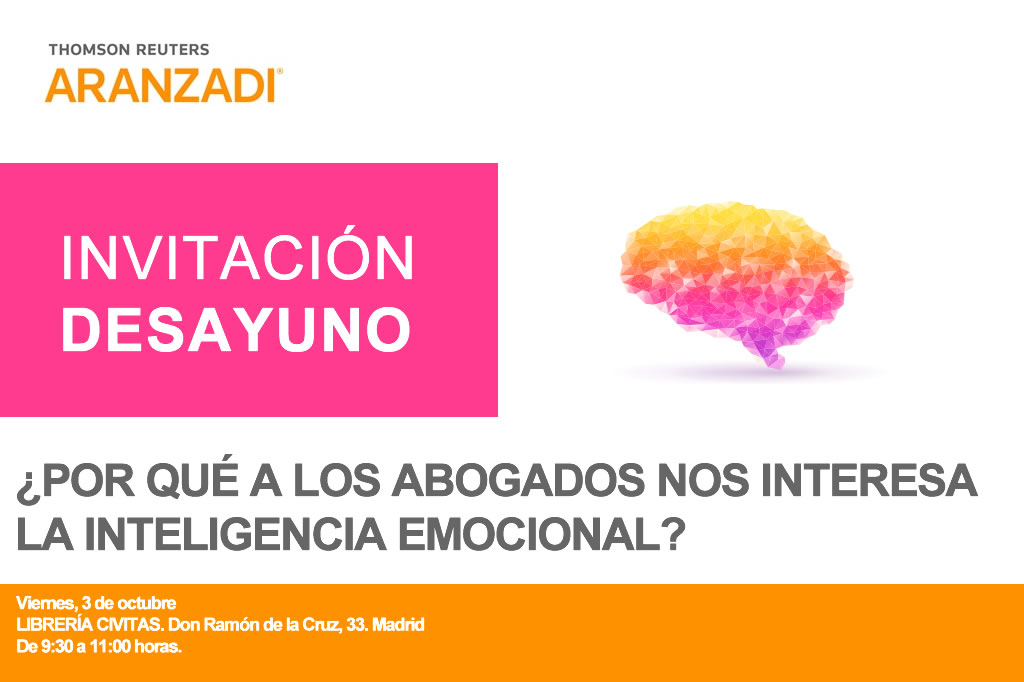 Óscar León: Invitación Desayuno: ¿Por qué a los abogados nos interesa la inteligencia emocional?
